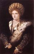 TIZIANO Vecellio Portrat of Isabella d Este oil painting artist